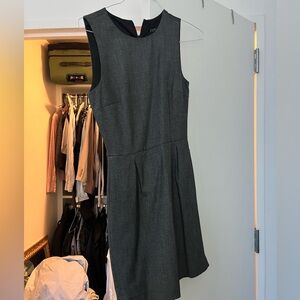 Zara Basics Wool Grey Mini dress